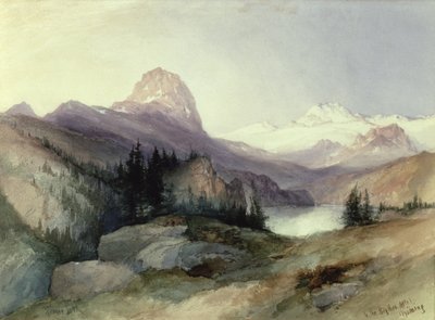 In den Bighorn Mountains, 1889 von Thomas Moran